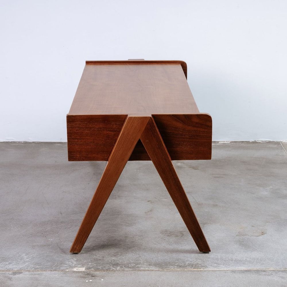 Jeanneret Teak Coffee Table-France & Son-FL1441-Coffee Tables-3-France and Son