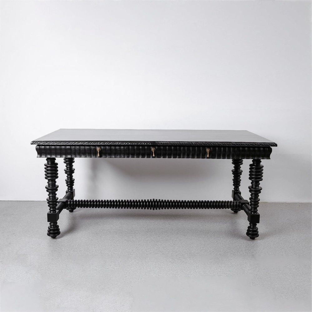 Portugal Desk-France & Son-FL1443BLK-Desks-1-France and Son