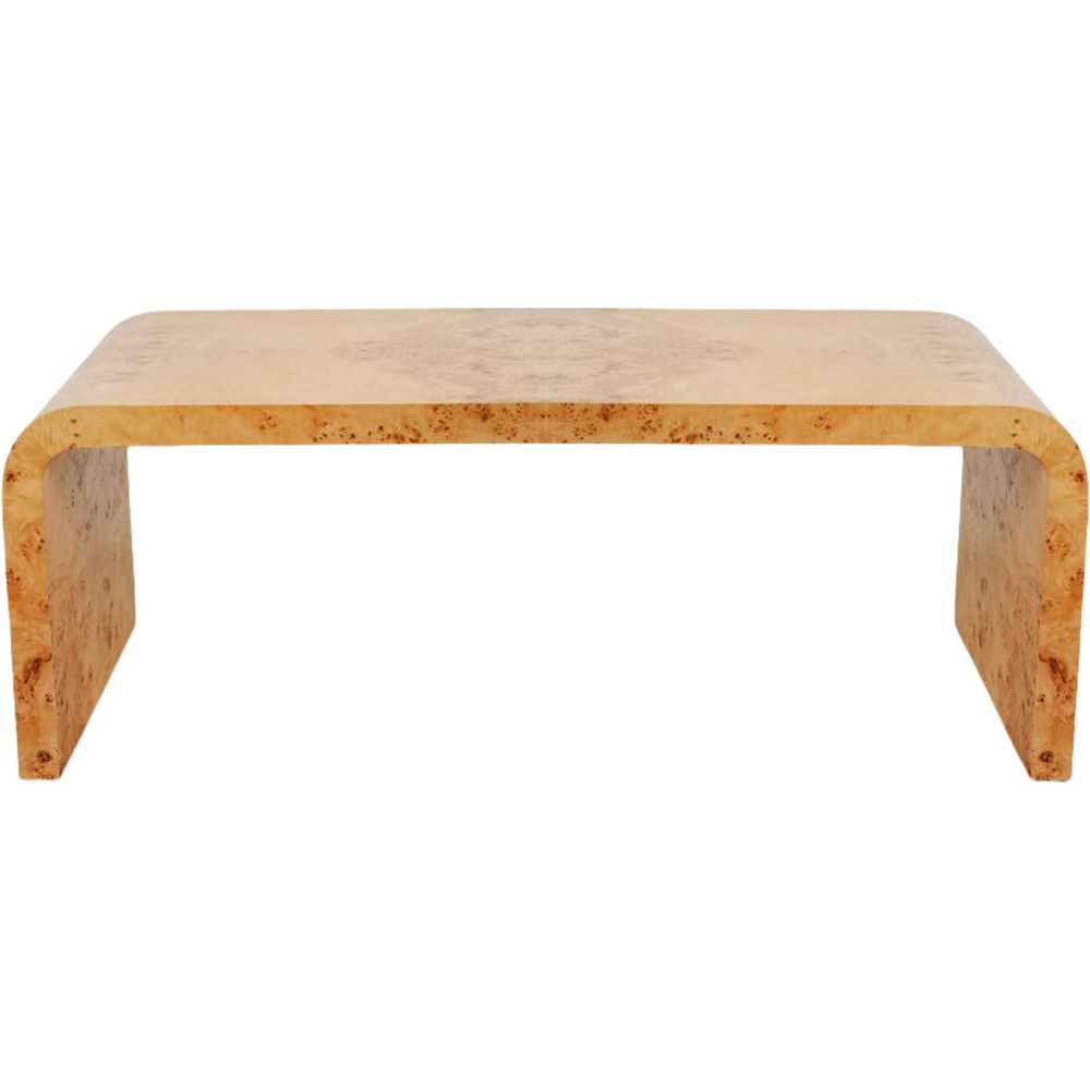 Nerthus Burl Waterfall Coffee Table-France & Son-FL1479-Coffee Tables-2-France and Son