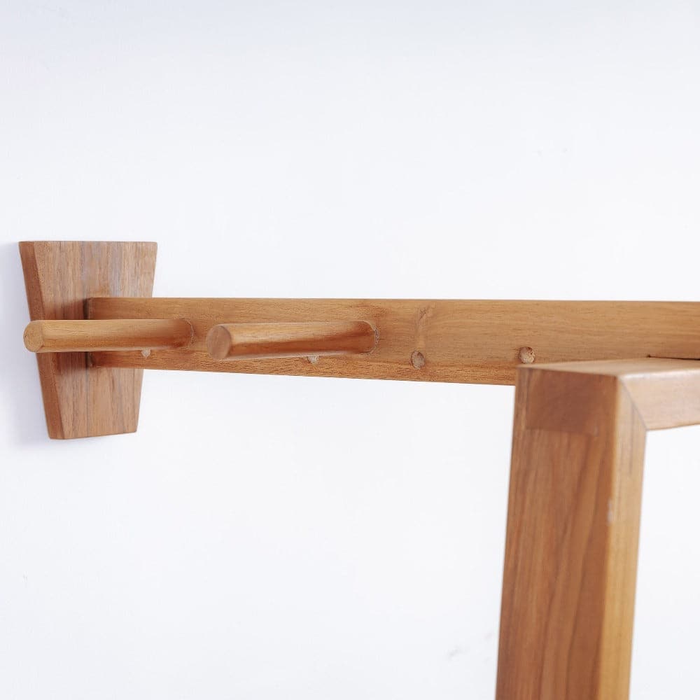 Teak Aiyla Clothes Rack-France & Son-FL1545-Decor-4-France and Son