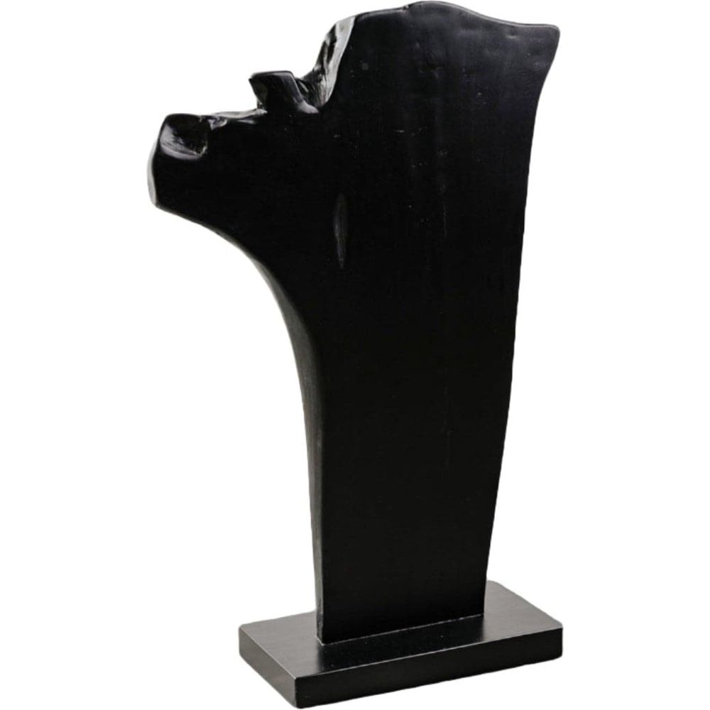 Aguilar Black Wood Sculpture-France & Son-FL2001BLK-Decorative Objects-1-France and Son