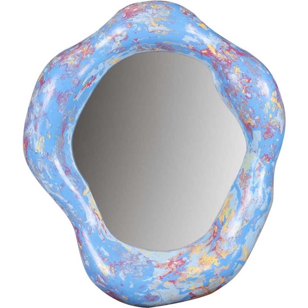 Joleen Wall Mirror-France & Son-FL9058BLUE-MirrorsBlue-5-France and Son