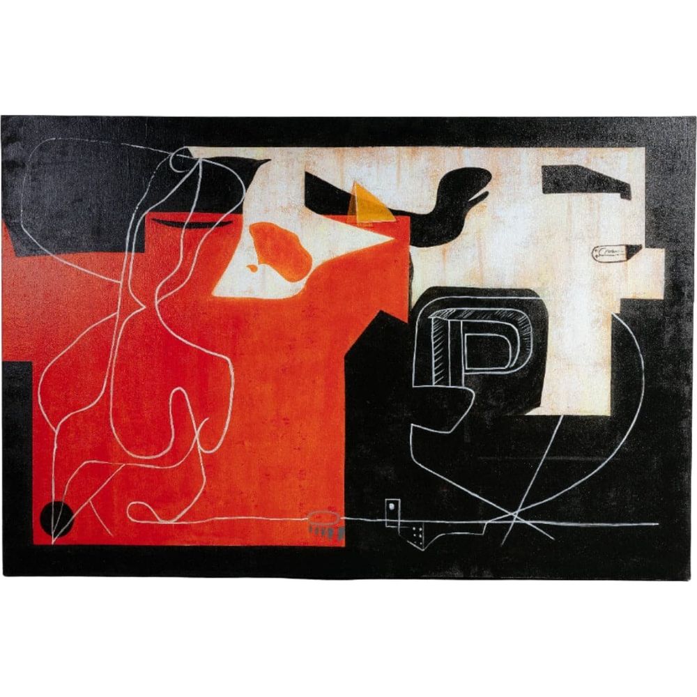 Rumination of Muted Expression Oil on Canvas-France & Son-FL9071-Wall Art-1-France and Son