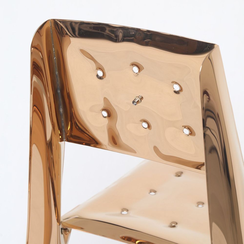 Balloon Dining Chair - Rose Gold