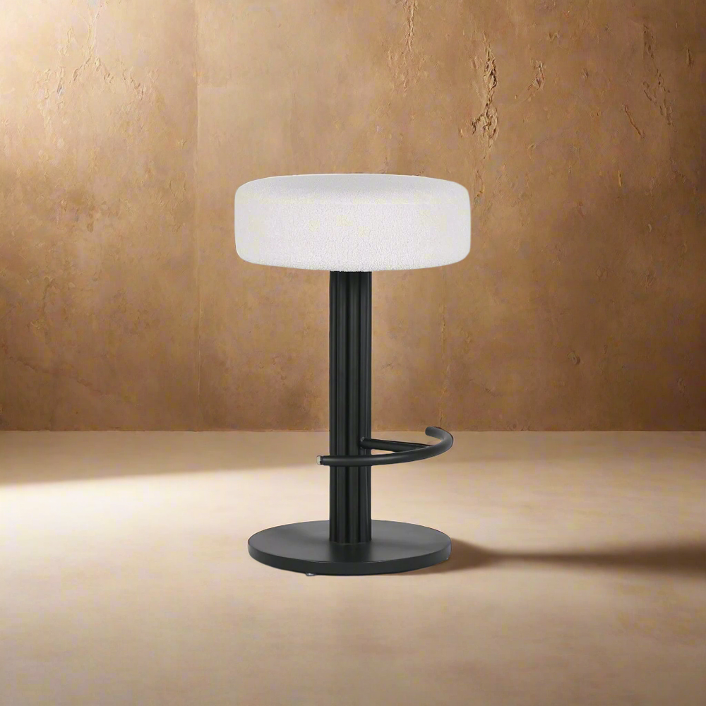 Ora Shearling Counter Stool
