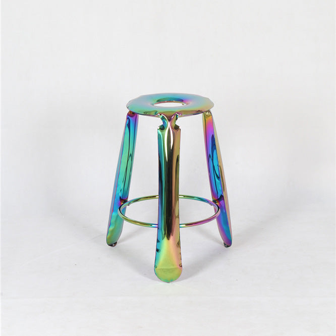 Stainless Balloon Counter Stool - Multi Color