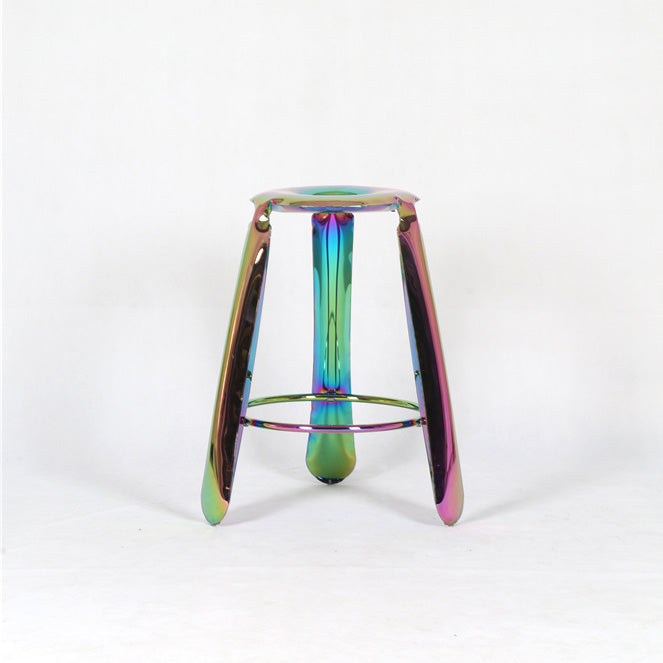 Stainless Balloon Counter Stool - Multi Color