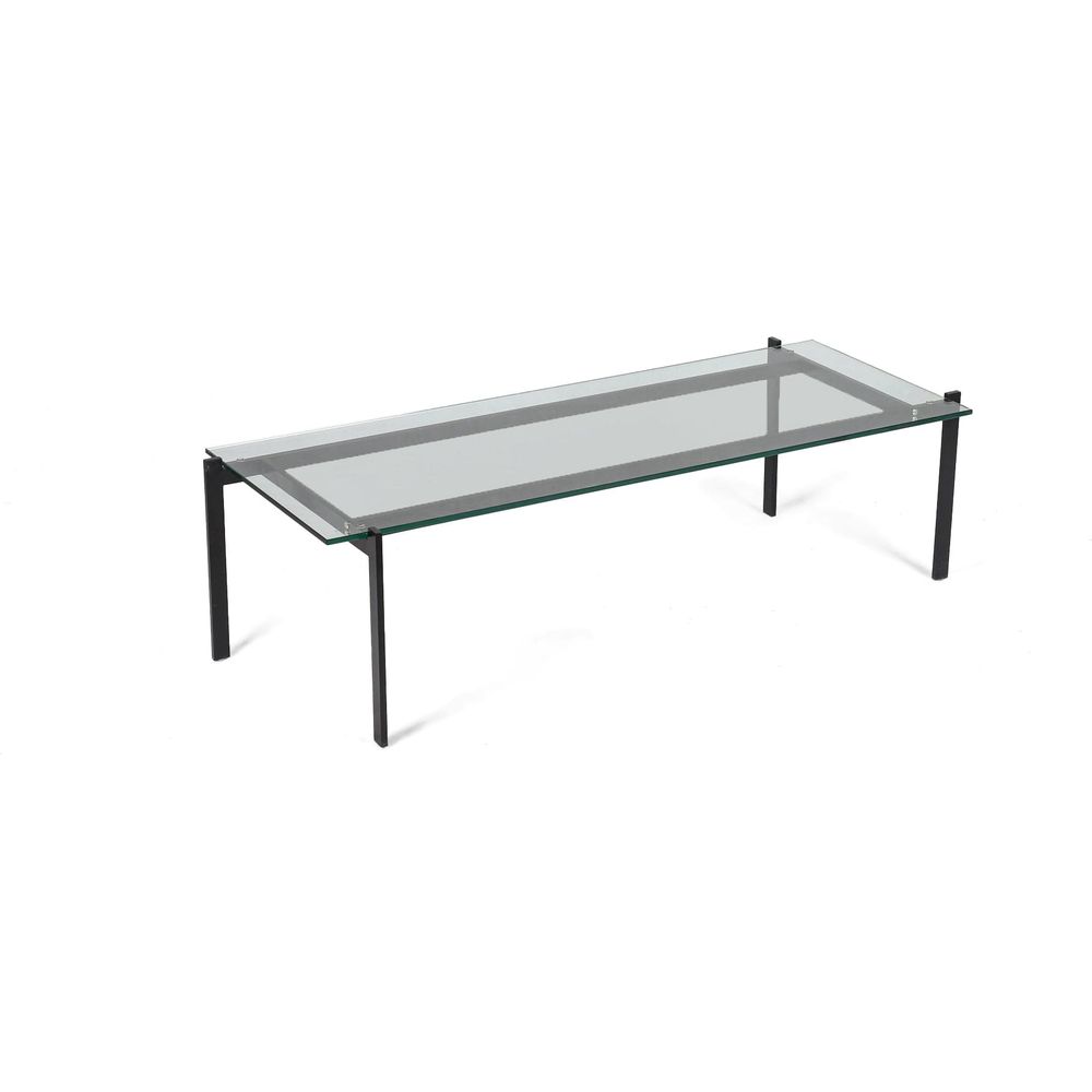 Kjaerholm 54" Rectangle Coffee Table - Glass