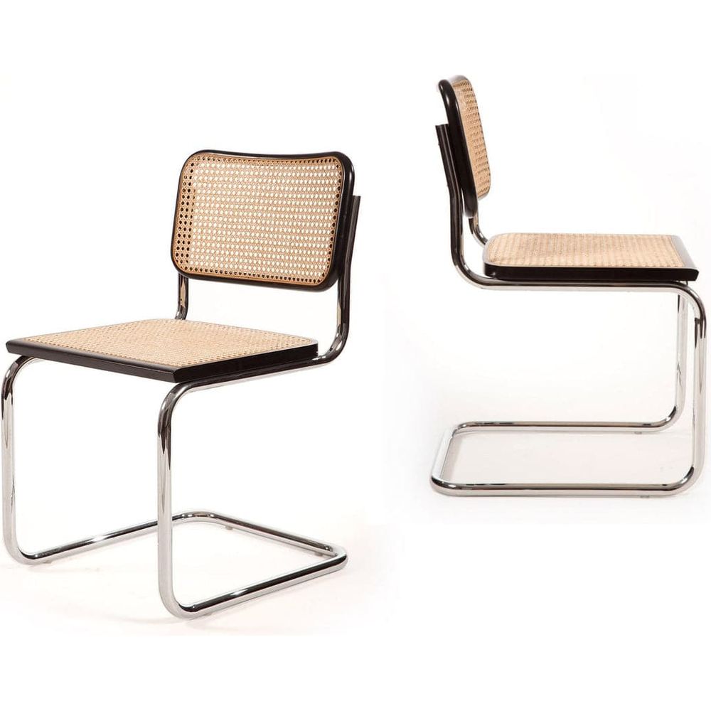 Italian Cesca Side Chair - Armless-France & Son-FSC118BLK-2pc-Dining ChairsBlack-Set of 2-8-France and Son