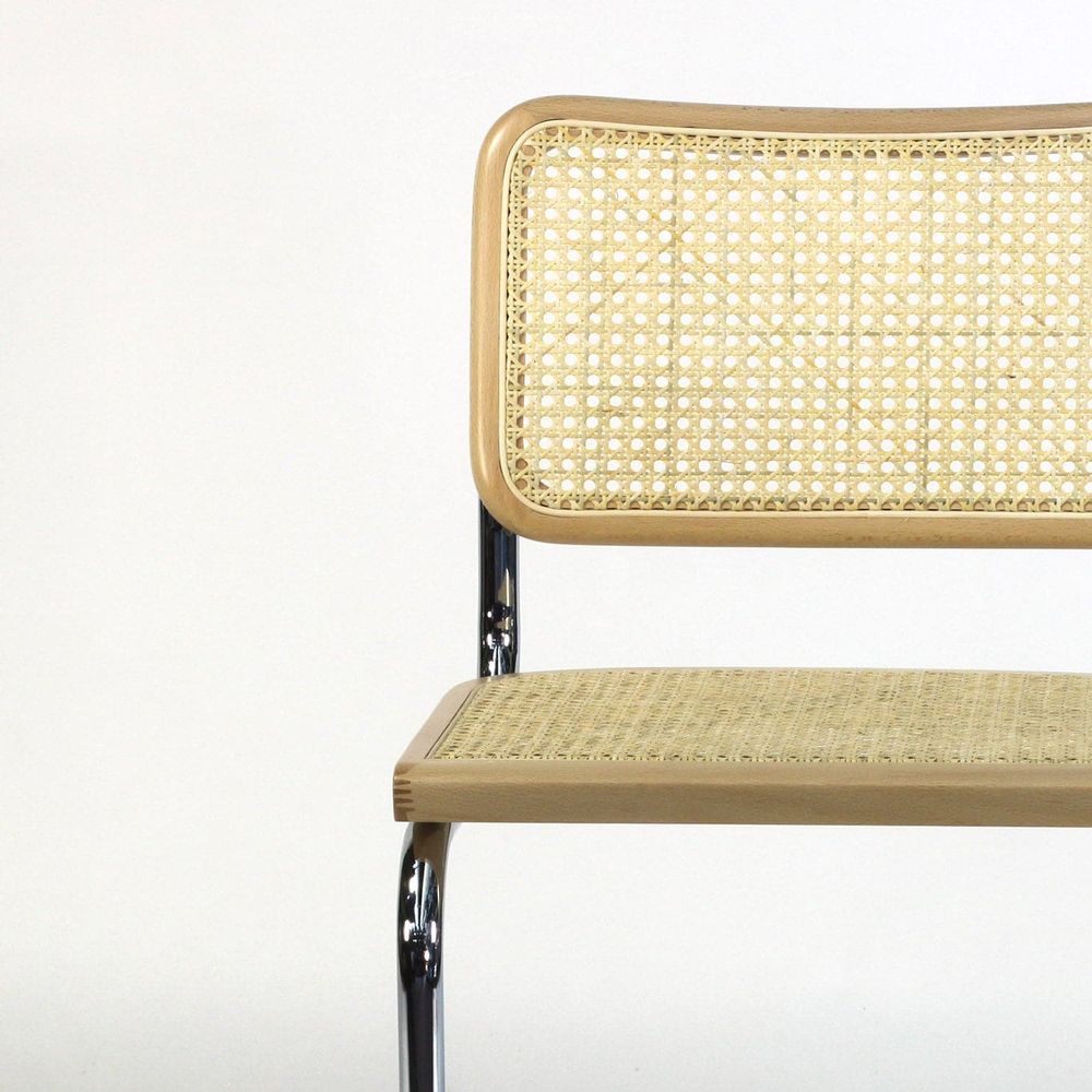 Italian Cesca Side Chair - Armless-France & Son-FSC118NTRL-Dining ChairsNatural-Single-4-France and Son