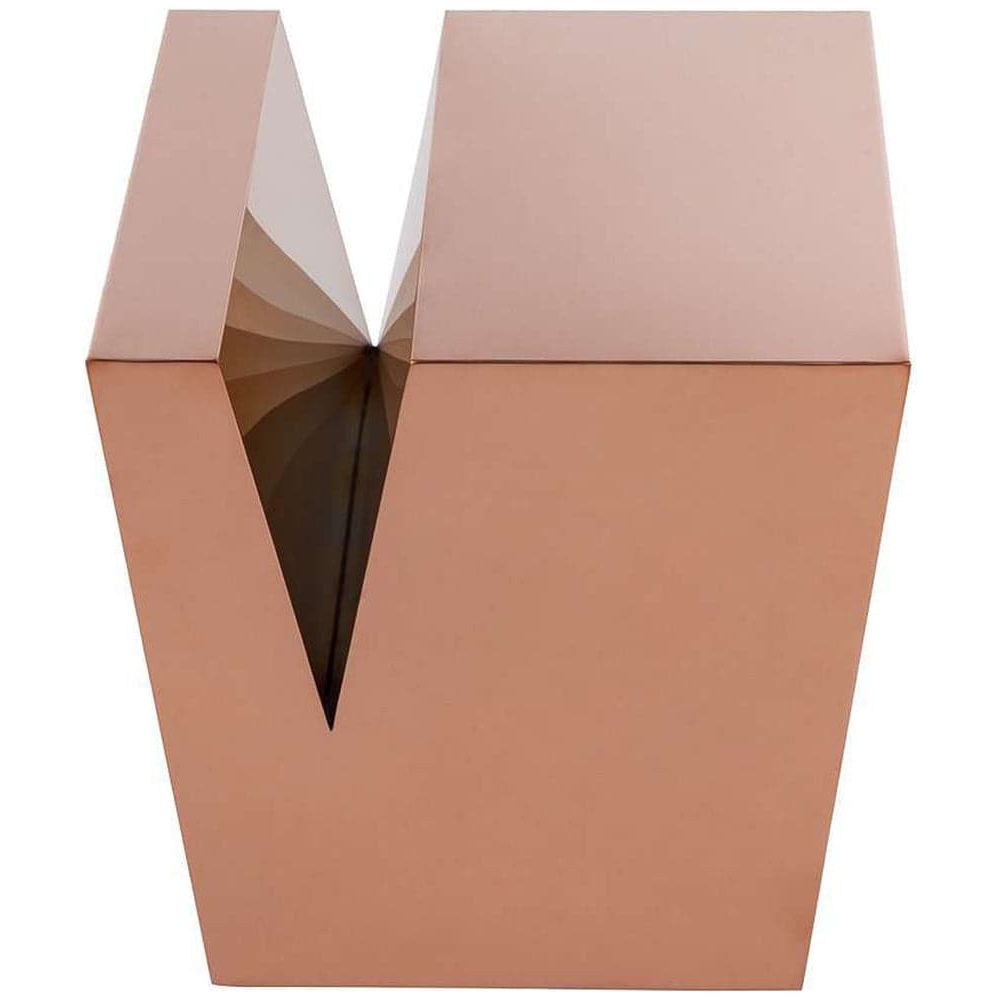Modern Alphabet Side Table - V-France & Son-FV033RGOLDV-Side Tables-2-France and Son