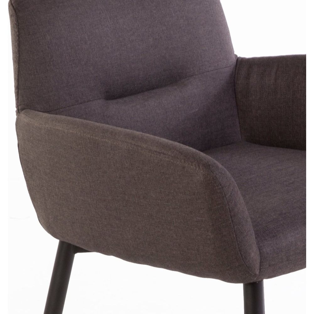 Elba Dining Arm Chair-France & Son-FV343DGREY-Dining Chairs-4-France and Son
