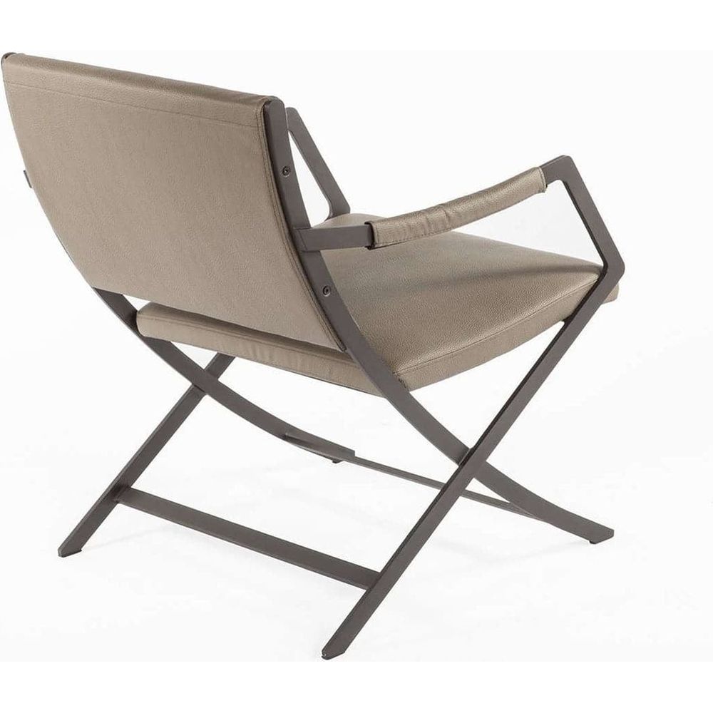 Kern Accent Chair-France & Son-FV361TAUPE-Lounge Chairs-3-France and Son