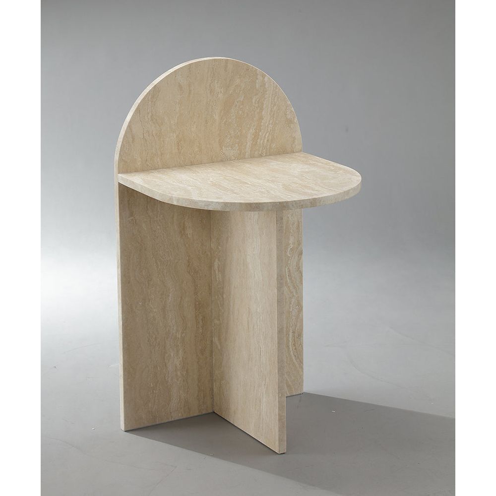 Kopernik Travertine Side Table