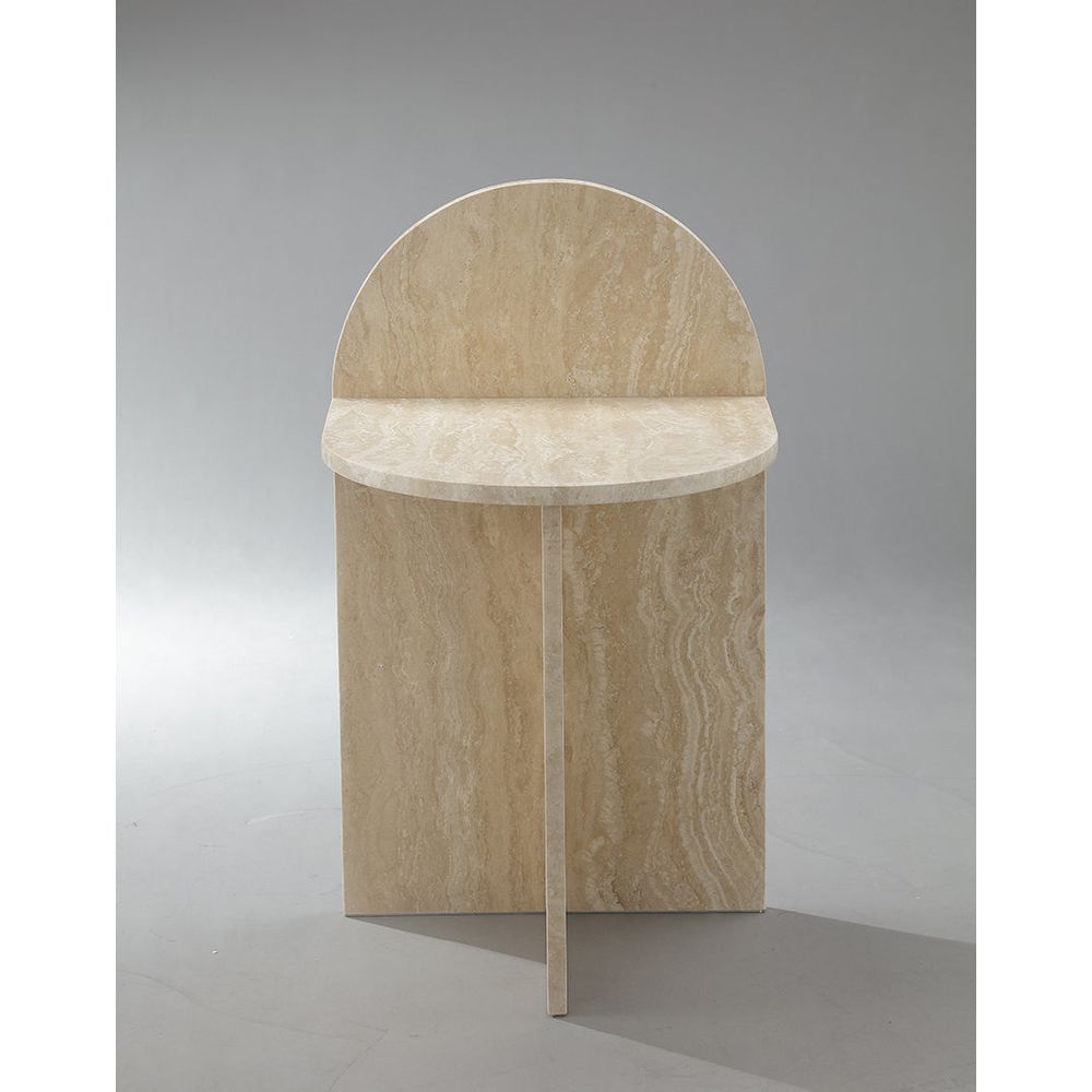 Kopernik Travertine Side Table