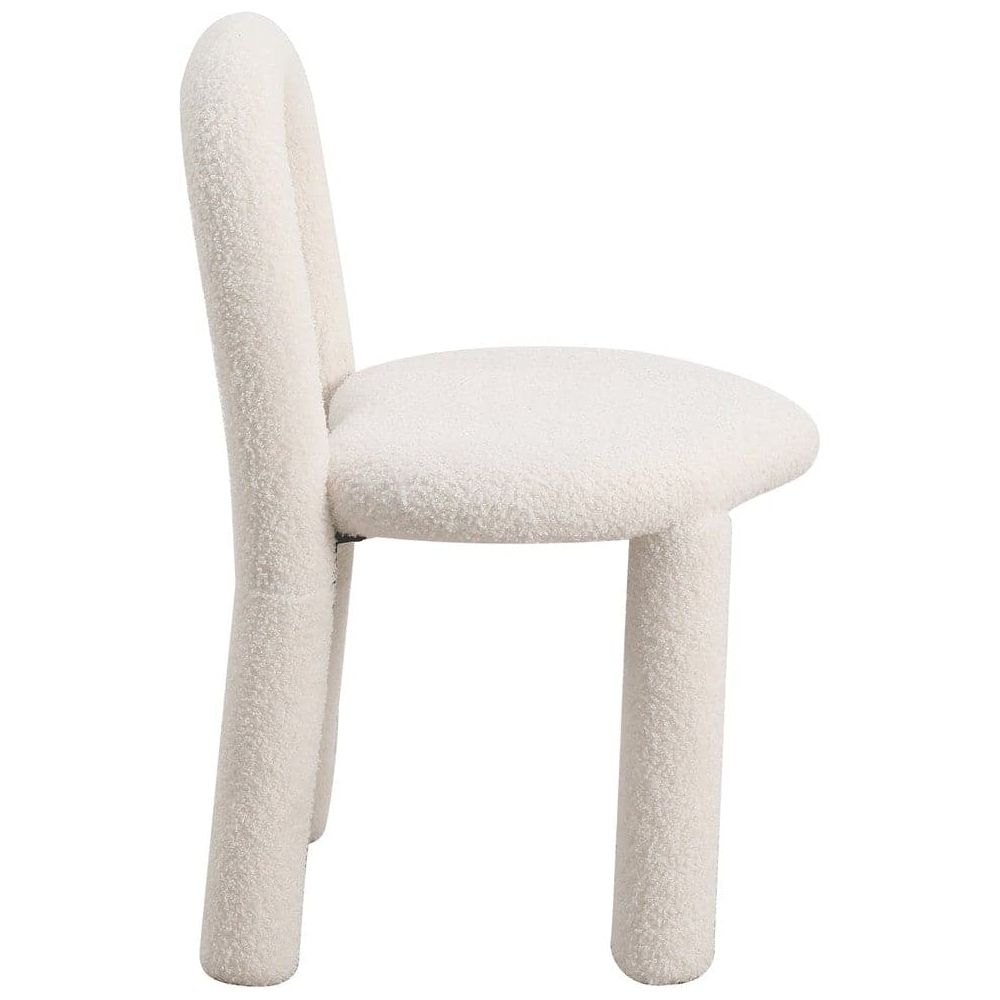Pipeline Heart Dining Chair-France & Son-FXC1883WHT-Dining Chairs-5-France and Son