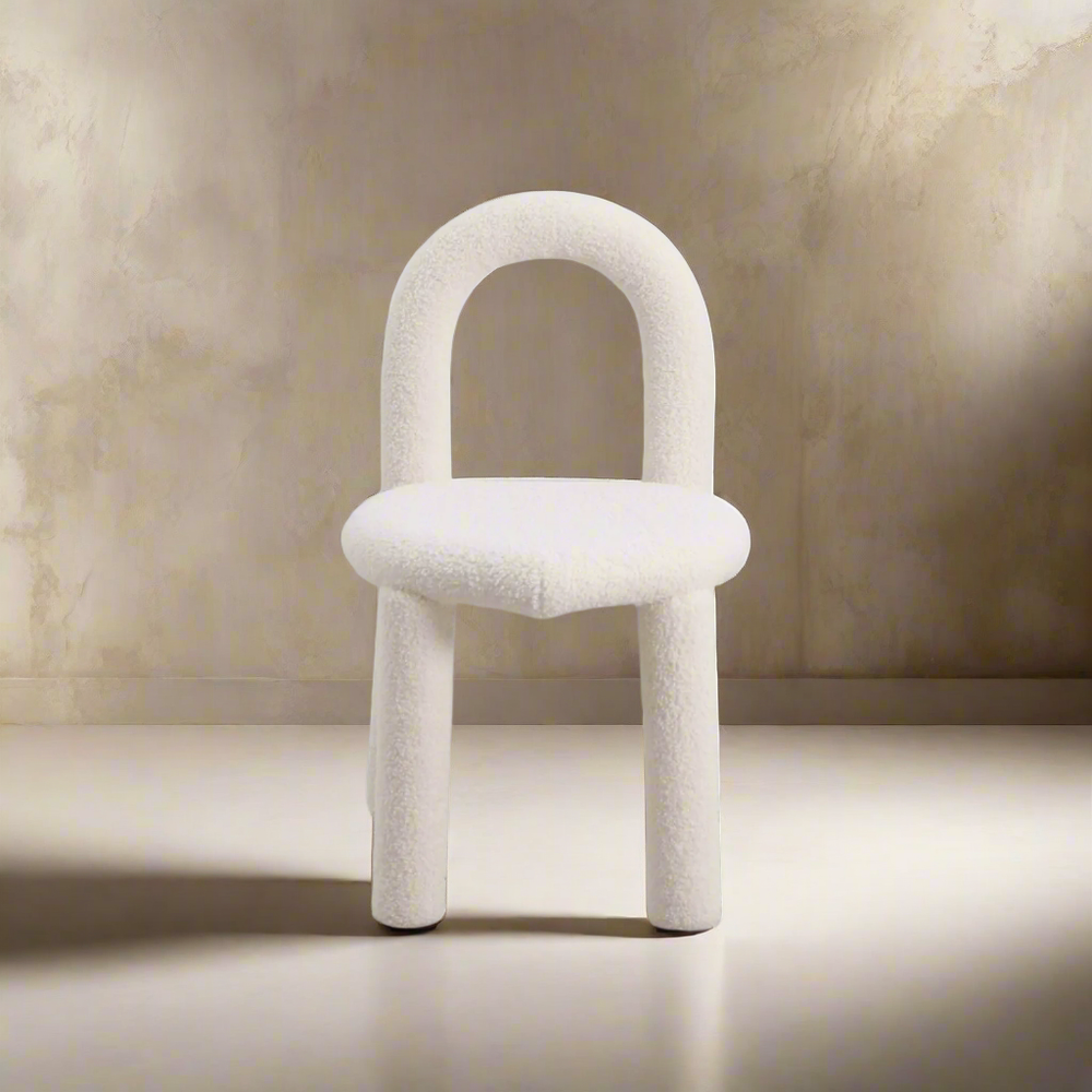 Bold Heart Dining Chair - Limited Edition Shearling