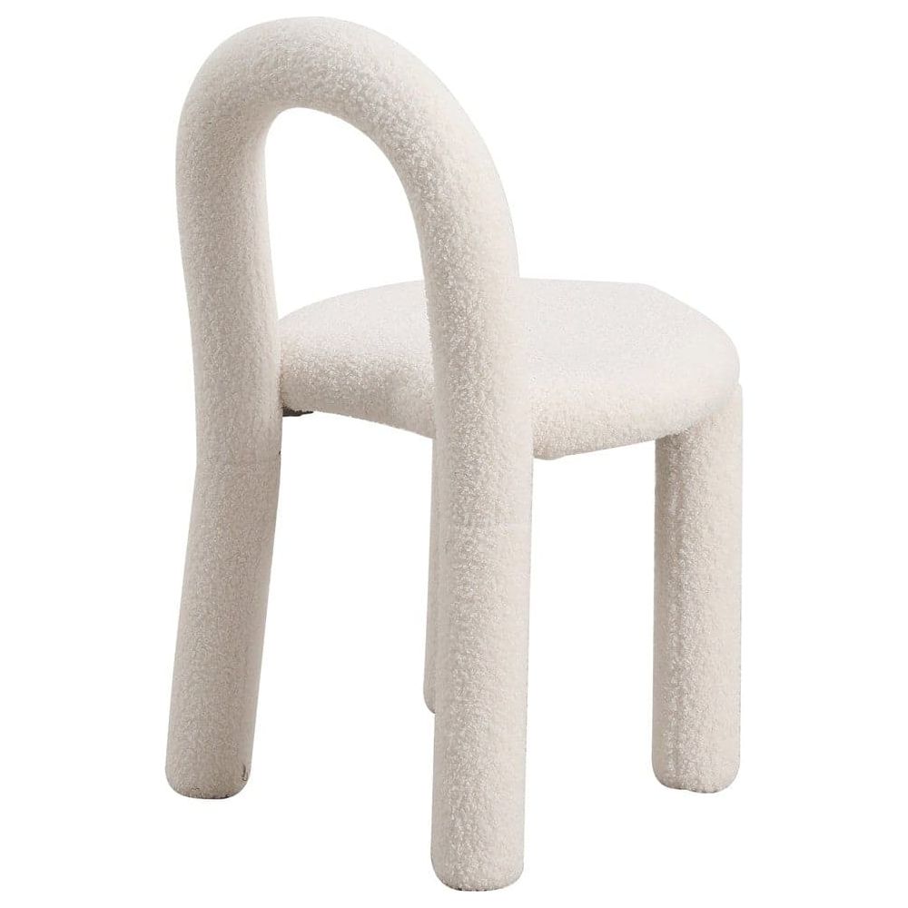 Pipeline Heart Dining Chair-France & Son-FXC1883WHT-Dining Chairs-2-France and Son