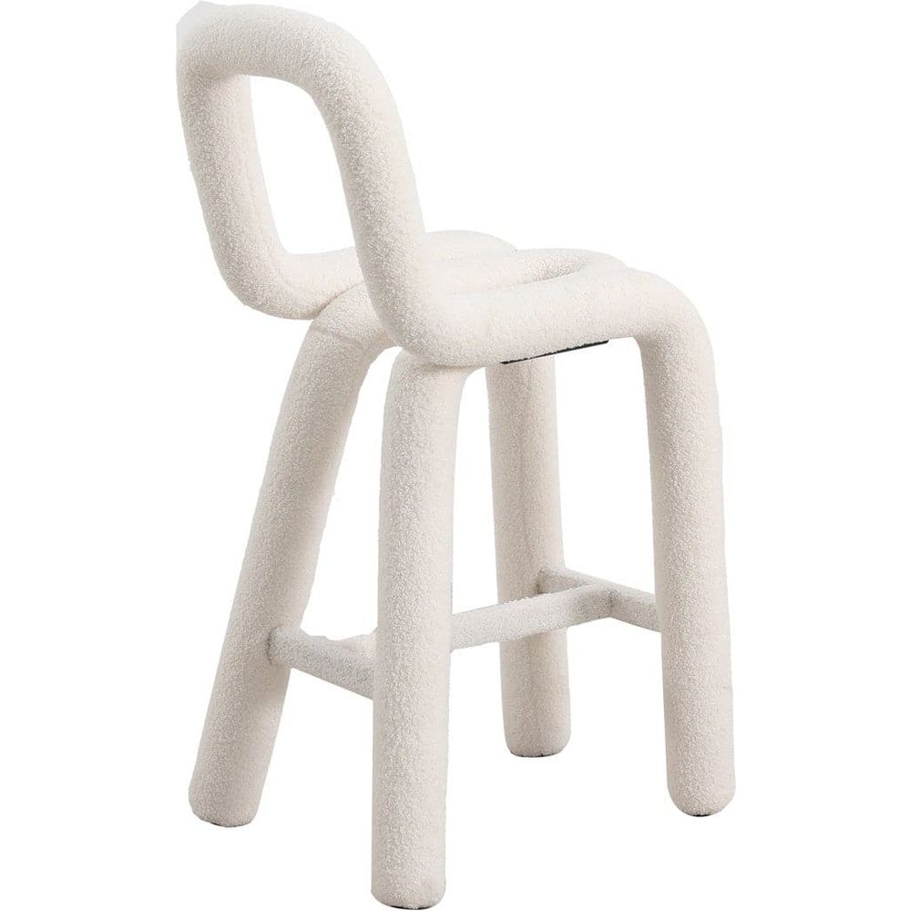Pipeline Counter Stool-France & Son-FXS1862WHT-Bar Stools-5-France and Son