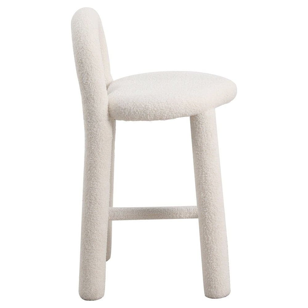 Pipeline Heart Counter Stool-France & Son-FXS1883WHT-Bar Stools-5-France and Son