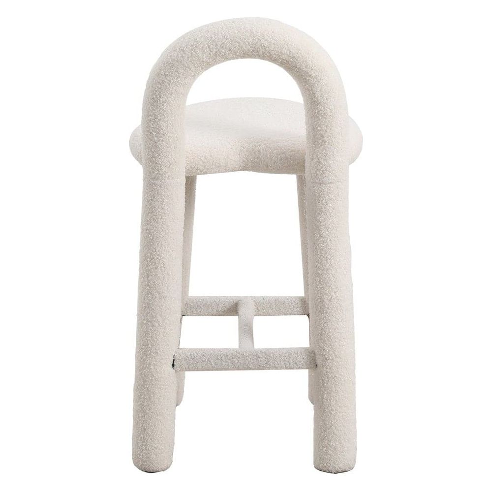 Pipeline Heart Counter Stool-France & Son-FXS1883WHT-Bar Stools-6-France and Son
