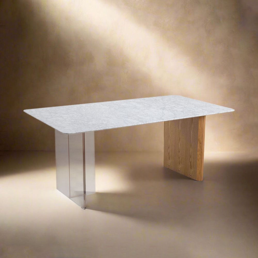 Coughlin Marble Dining Table - 71 in Rectangle