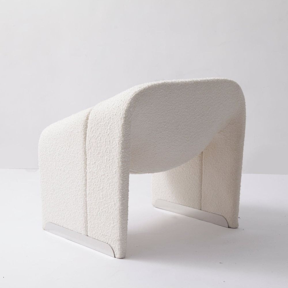 Groovy M Lounge Chair-France & Son-FYC1291OWHT-Lounge Chairs-4-France and Son