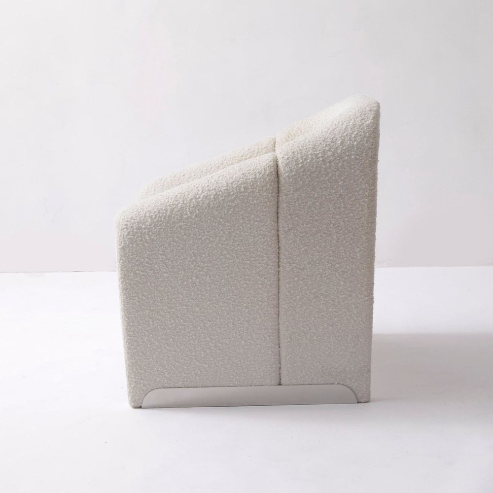 Groovy M Lounge Chair-France & Son-FYC1291OWHT-Lounge Chairs-5-France and Son
