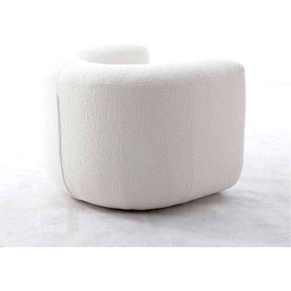 Mariele Bucket Chair-France & Son-FYS0071OWHT-Lounge Chairs-5-France and Son