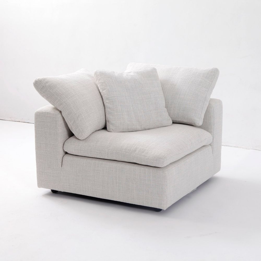 The Plushy Modular Sectional-France & Son-FYS1061LOWHT+FYS1061ROWHT+FYS1062OWHT-Sectionals3pc Sectional-12-France and Son