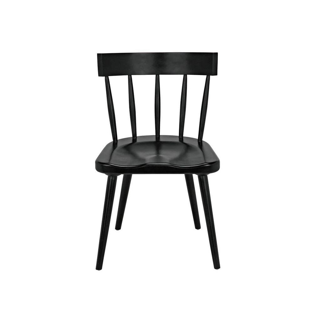 Dining Chairs Esme Chair, Hand Rubbed Black