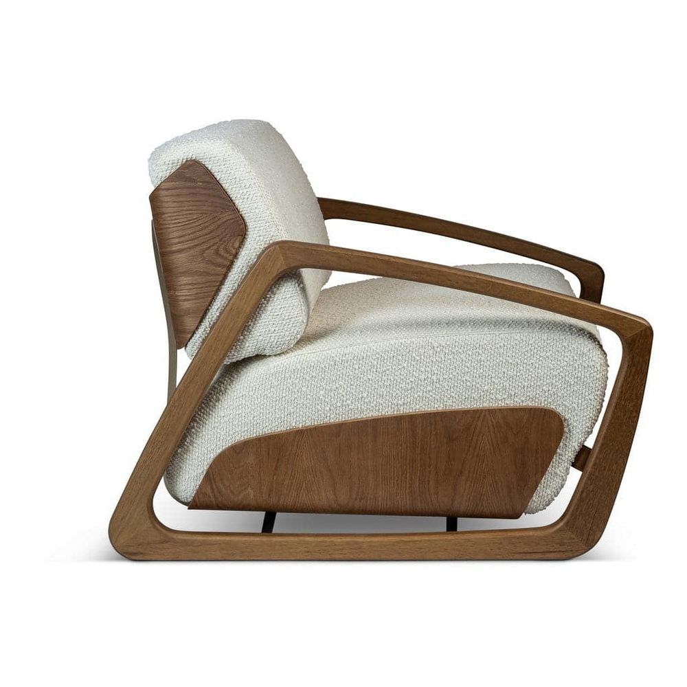 Hector Accent Chair-Urbia-URBIA-BMJ-70258-02-Lounge ChairsIvory & Pecan-3-France and Son