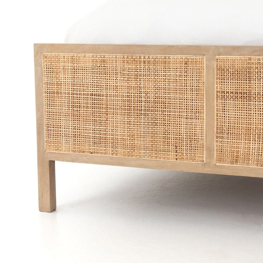 Loraine Bed - Natural Mango - Queen