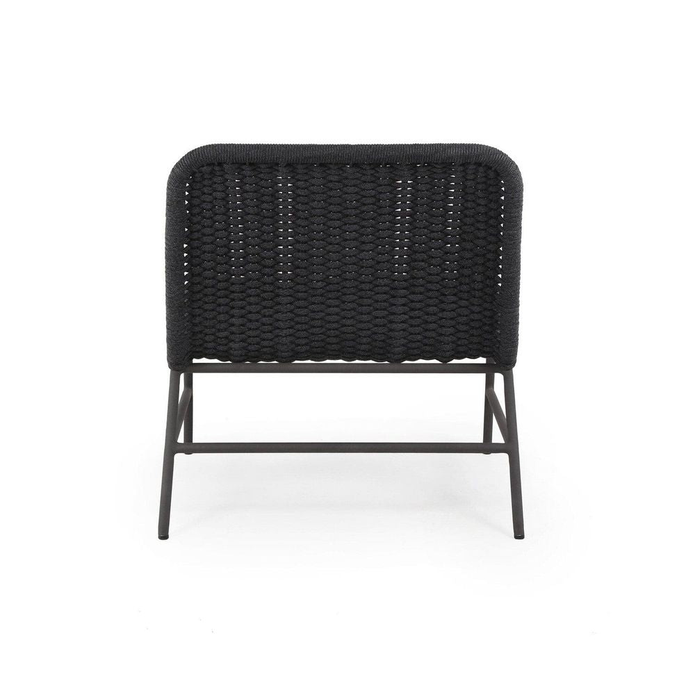 Louvre Outdoor Chair - Dark Grey Rope