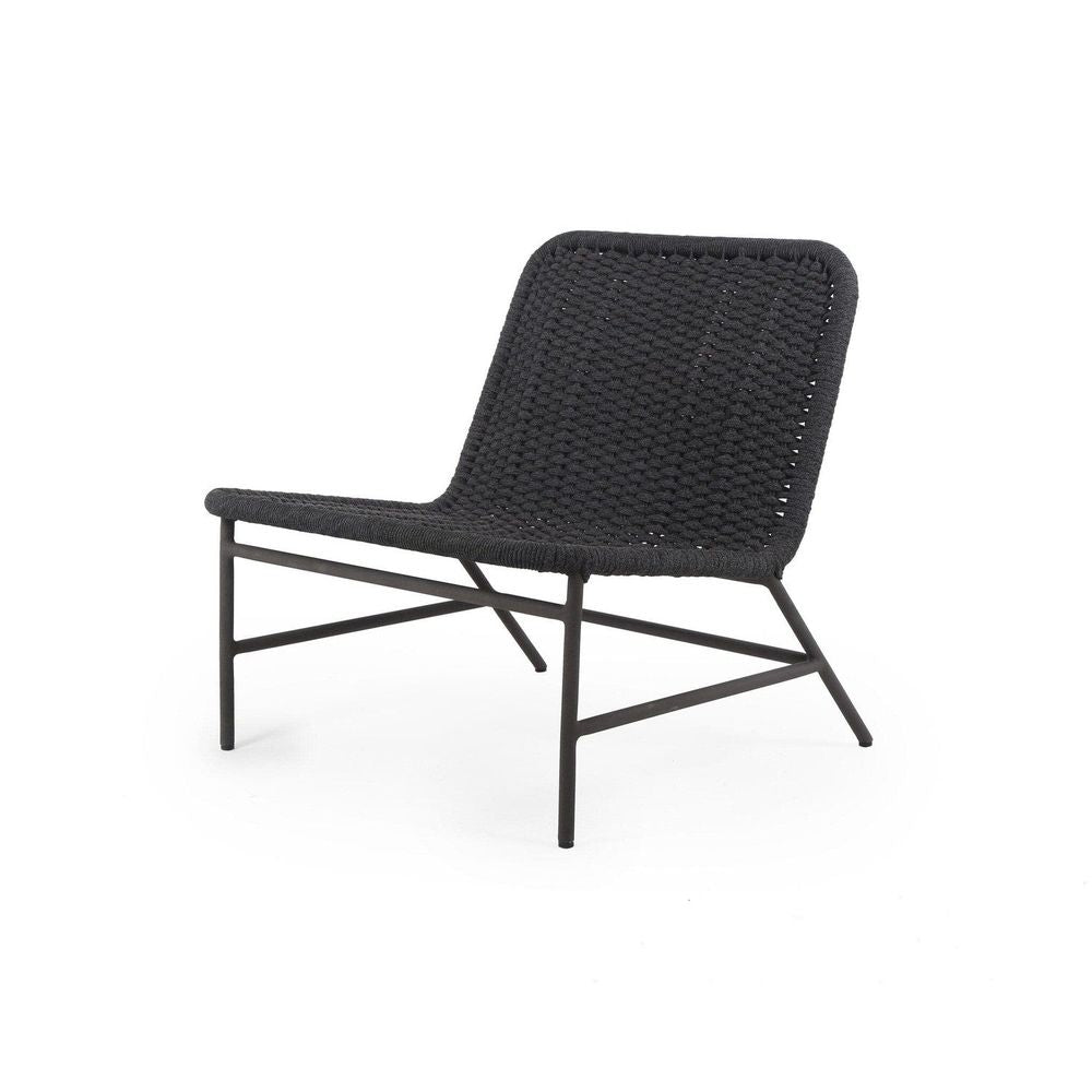 Louvre Outdoor Chair - Dark Grey Rope