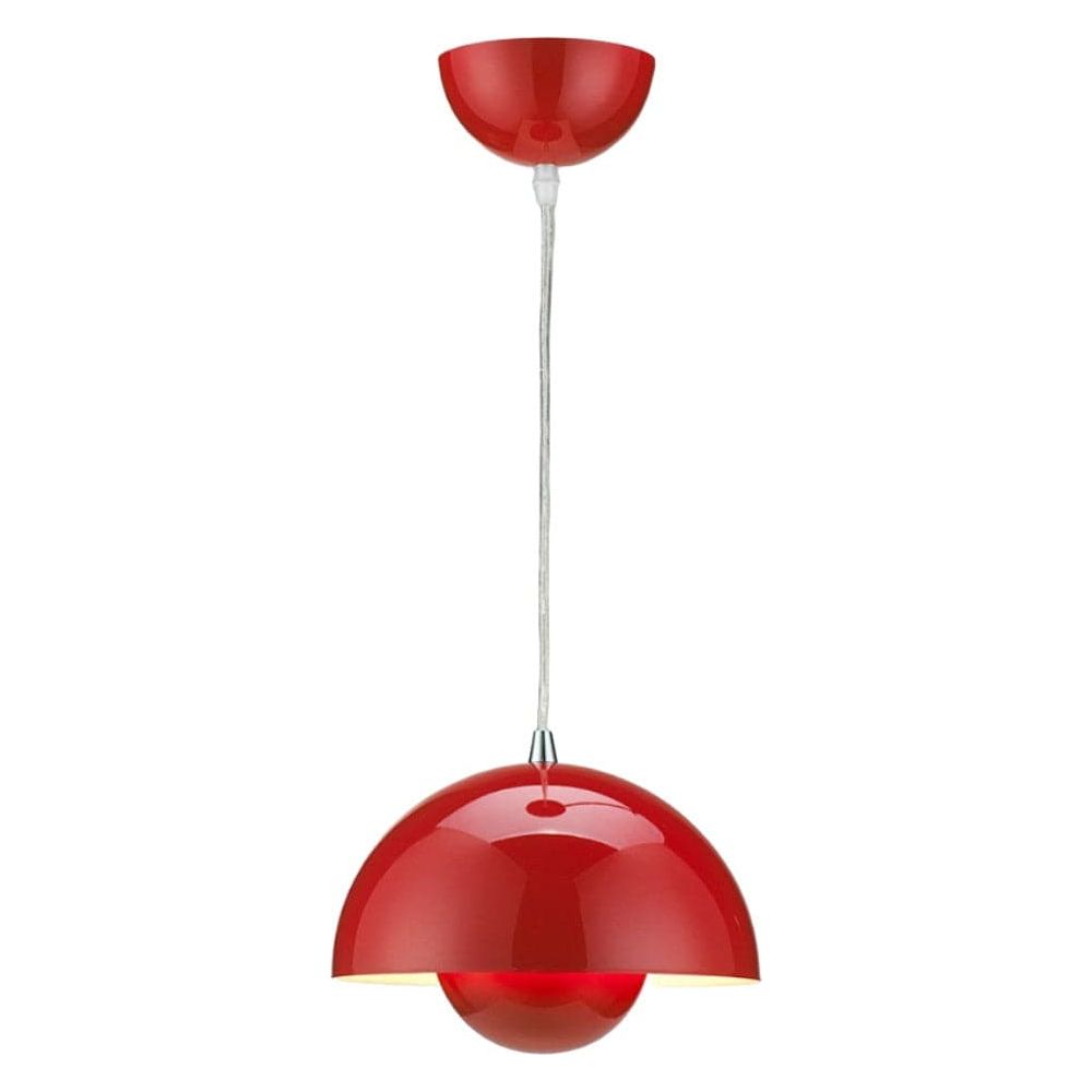 Flowerpot Verner Pendant Lamp - Red-France & Son-LBC003RED-Pendants-3-France and Son