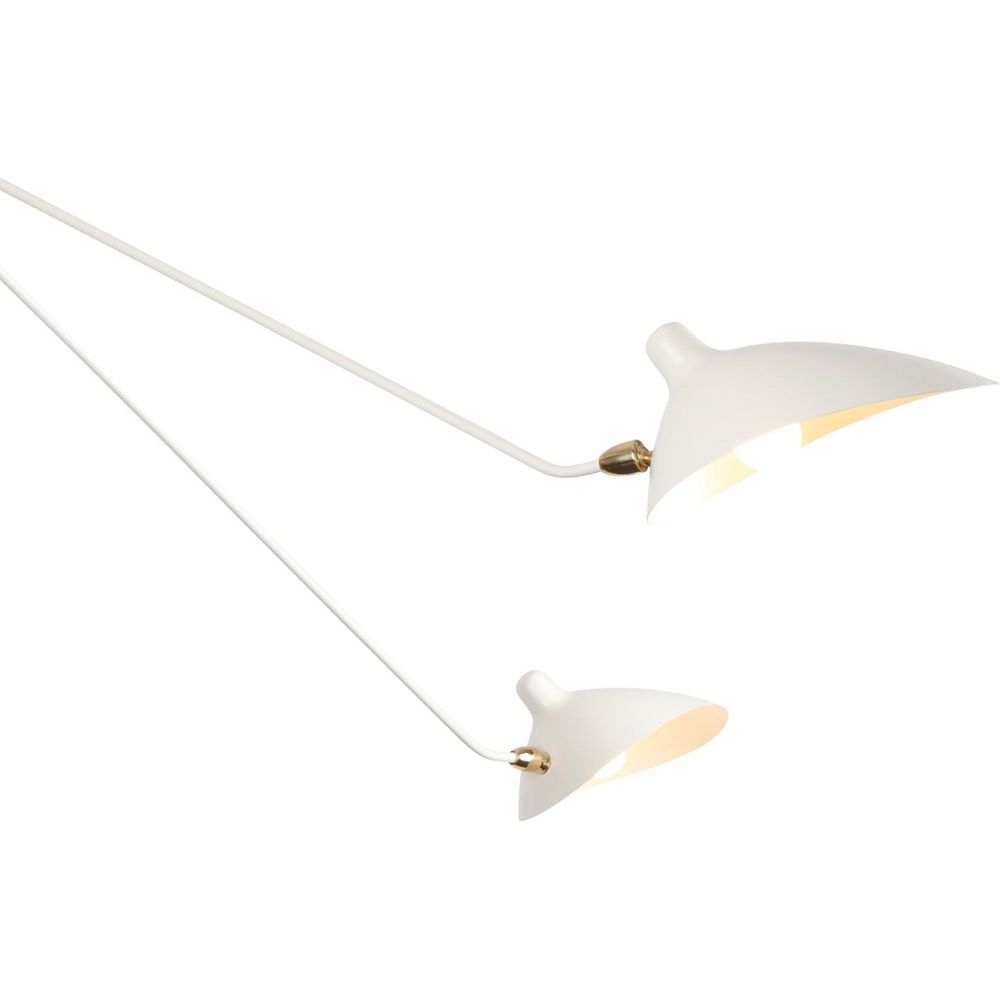 MCL-SP5 Five Arm Spider Ceiling Lamp-France & Son-LBC042BLK-ChandeliersBlack-6-France and Son