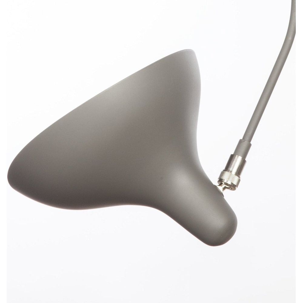 Serge Mouille Pendant Lamp - Grey-France & Son-LBC054ADGREY-Pendants-5-France and Son
