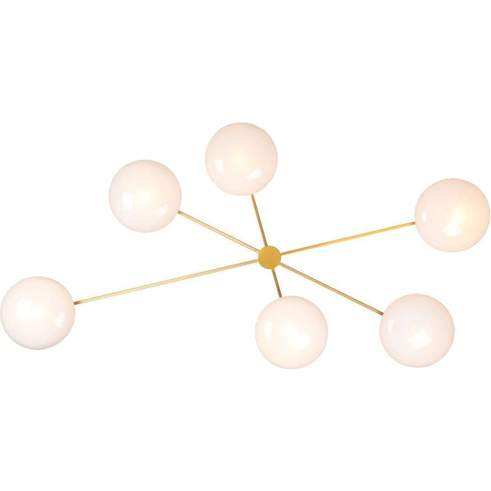 Lelli Six Arm Flush Mount Ceiling Light