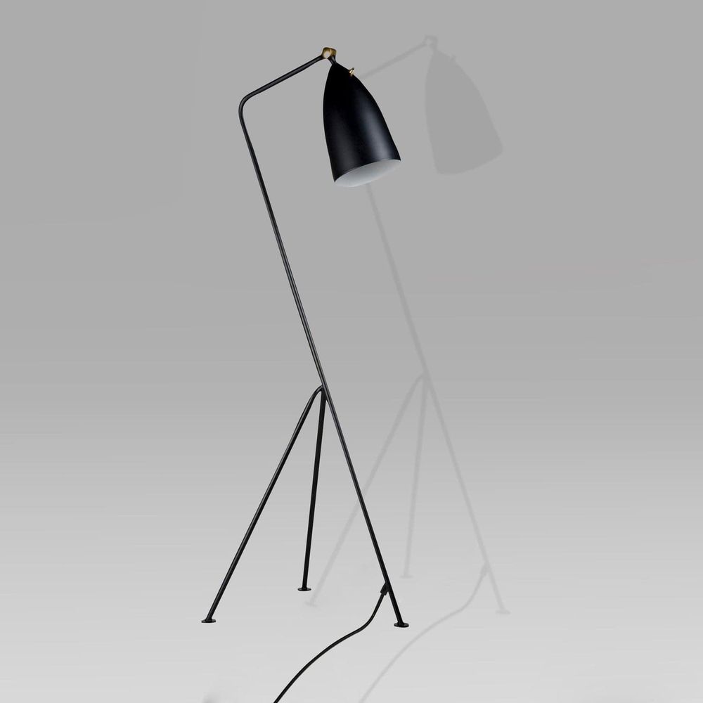 Grasshopper Floor lamp-France & Son-LBF001BLKNEW-Floor LampsBlack-3-France and Son