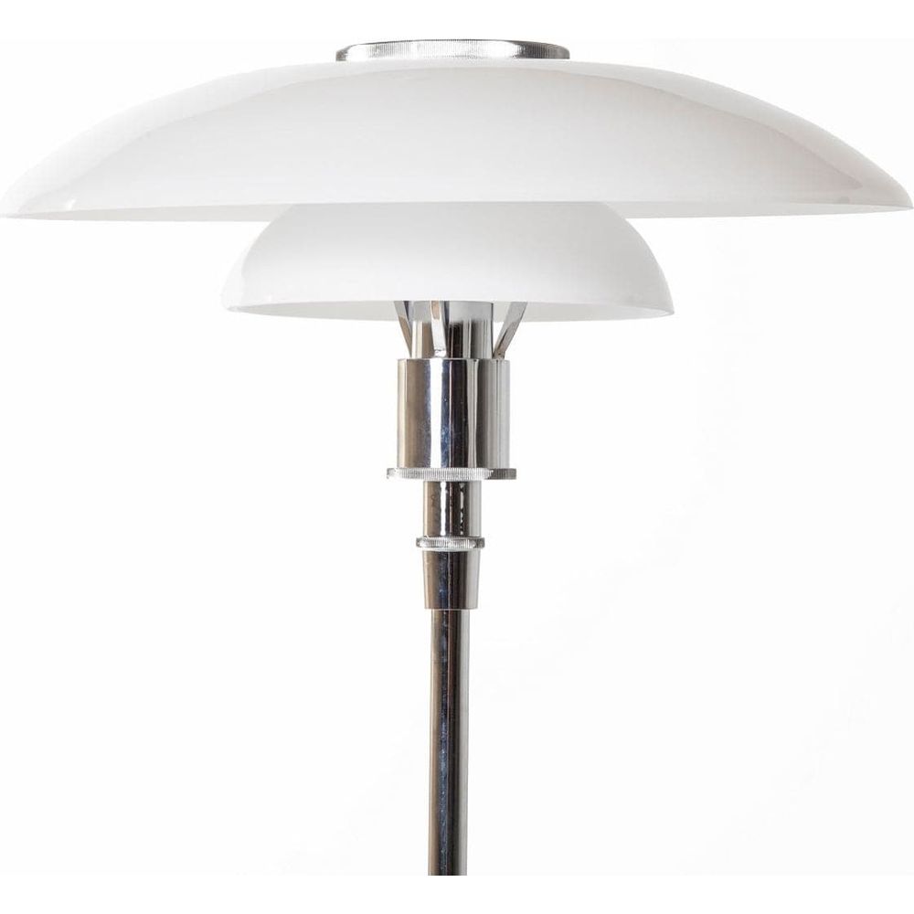 Henningsen Large Floor Lamp - Chrome-France & Son-LBF028CHR-Floor Lamps-2-France and Son