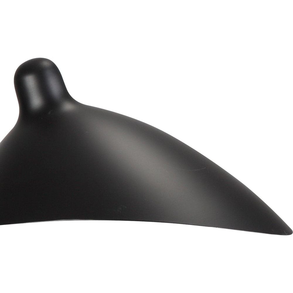 Mid Century Serge Rotating Wall Sconce-France & Son-LBW018BLK-Wall Lighting-3-France and Son