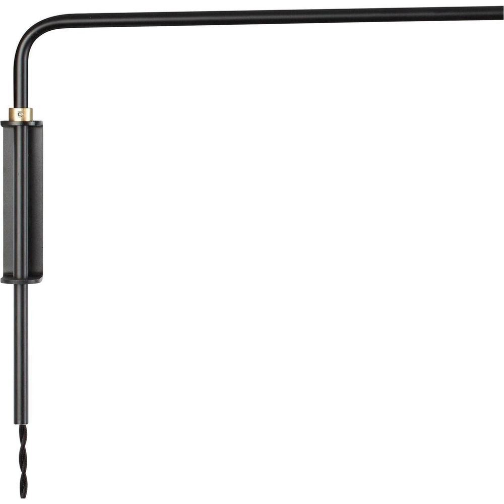 Mid Century Serge Rotating Wall Sconce-France & Son-LBW018BLK-Wall Lighting-5-France and Son