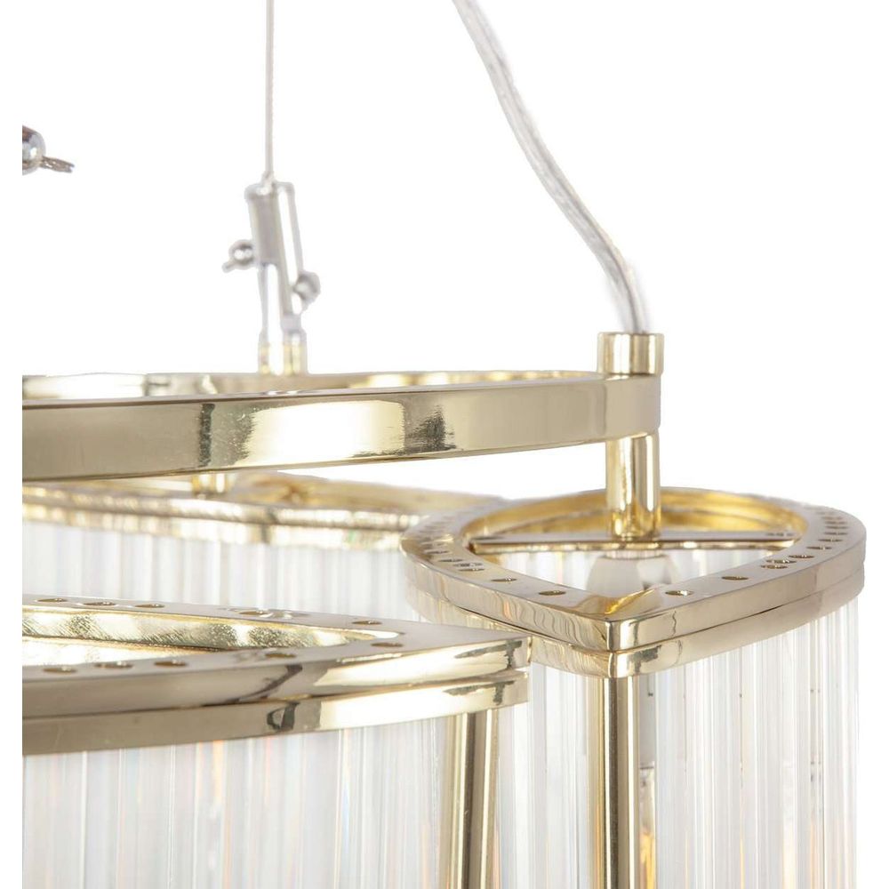 Stilio Chandelier-France & Son-LM1205PGOLD-Chandeliers-4-France and Son