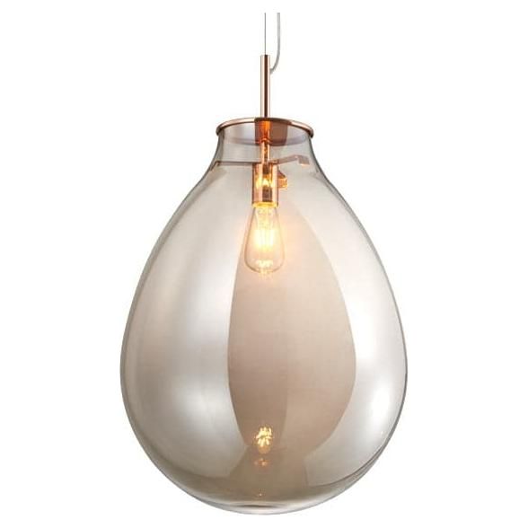Bubble Drop Glass Pendant Lamp-France & Son-LM1611PAMGLD-Pendants-2-France and Son