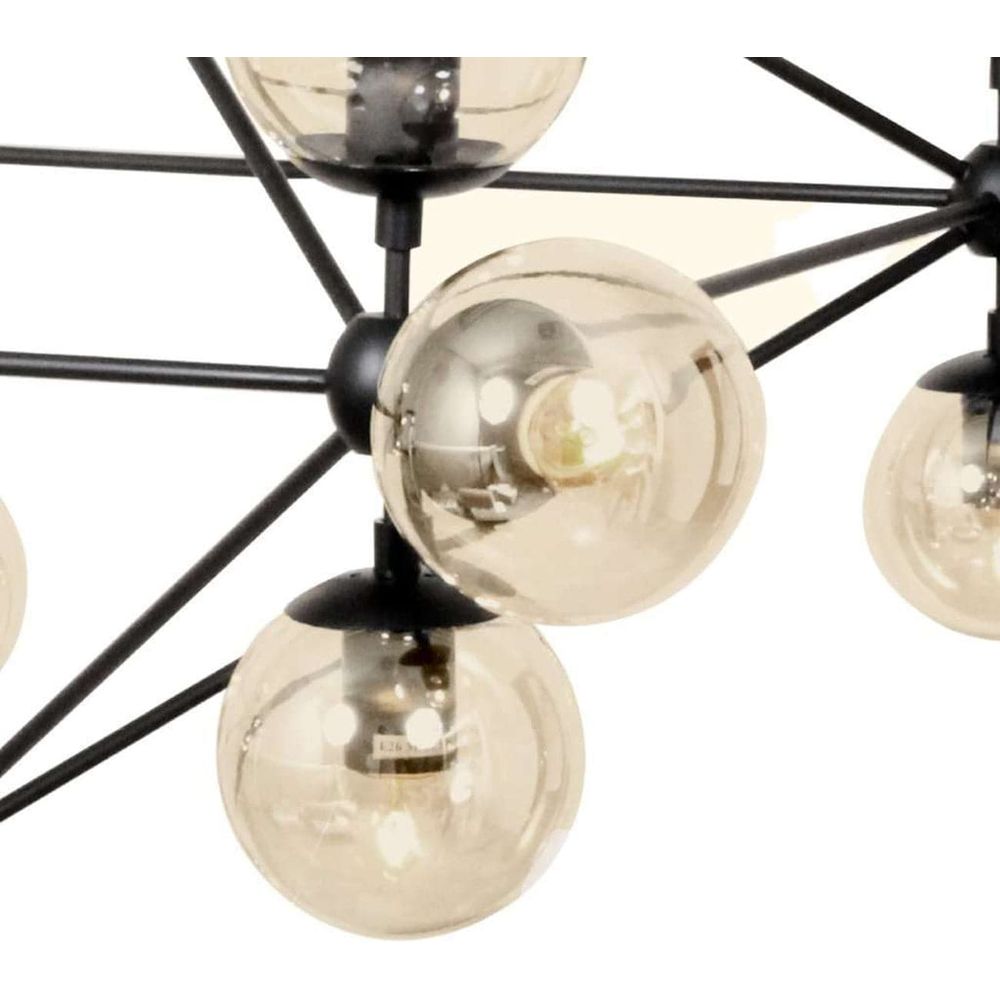 Modern Moda Max Chandelier 15 Globe-France & Son-LM230P15-Chandeliers-2-France and Son