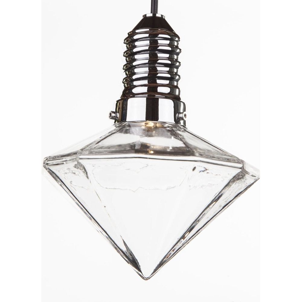 Modern Diamonte Pendant Light-France & Son-LM371PCLR-Pendants-3-France and Son