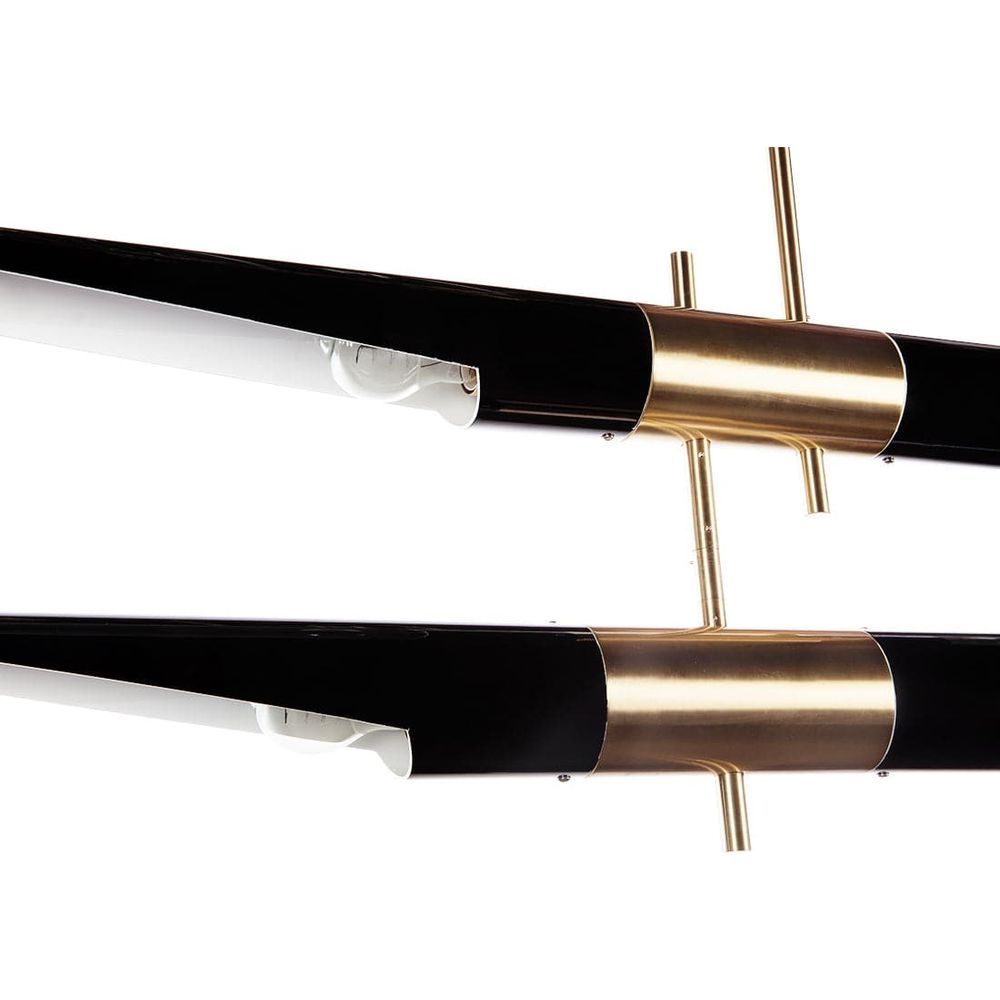 Three Tiered Mantra Mobile Chandelier-France & Son-LM4196PBLK-Chandeliers-2-France and Son