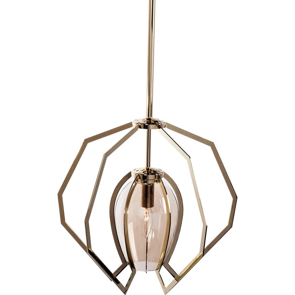 Modern Vieo Ceiling Lamp-France & Son-LM9201PGOLD-Pendants-3-France and Son