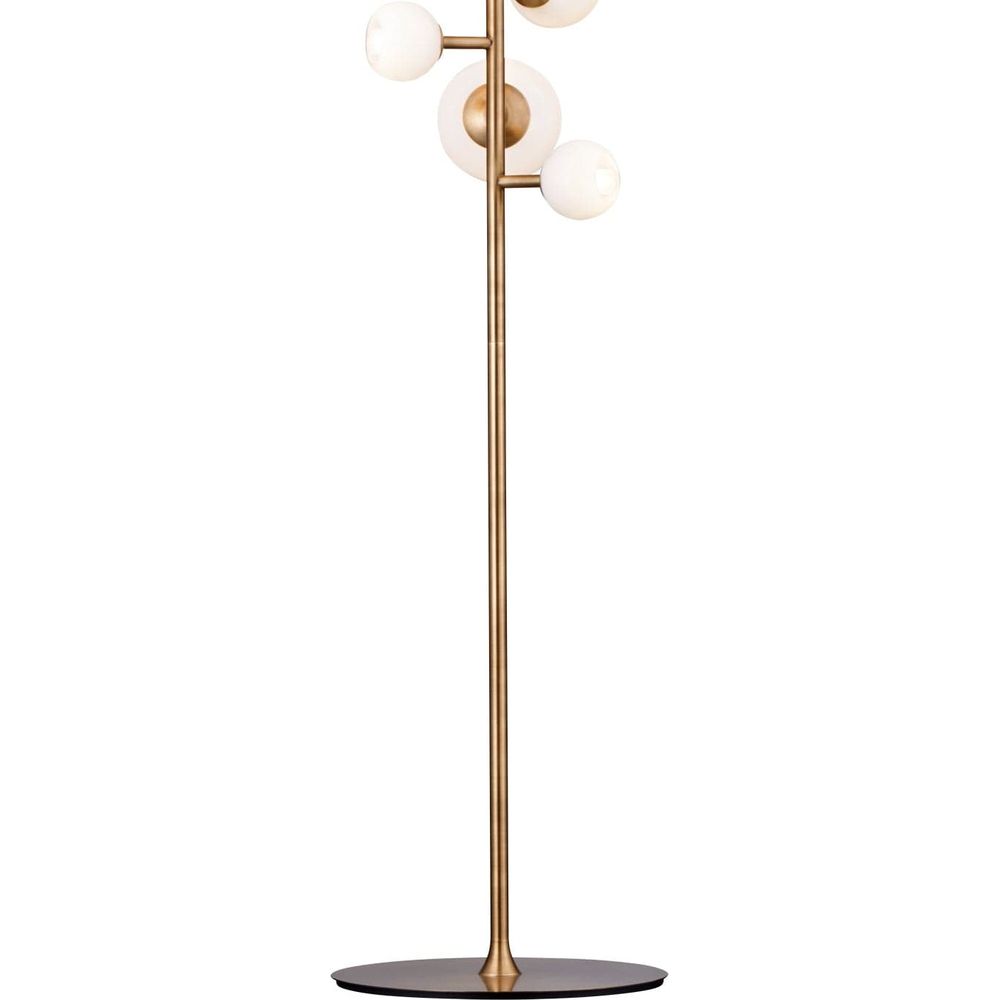 Vaccinium Branching Globe Floor Lamp-France & Son-LM9813FBRS-Floor Lamps-4-France and Son